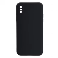 Husa spate pentru iPhone X B-Silicon case - Negru