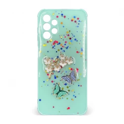 Husa spate pentru Samsung Galaxy A13 - Blossom Case Turcoaz