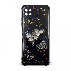 Husa spate pentru Samsung Galaxy A22 5G - Blossom Case Negru