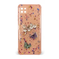 Husa spate pentru Samsung Galaxy A22 5G - Blossom Case Roz