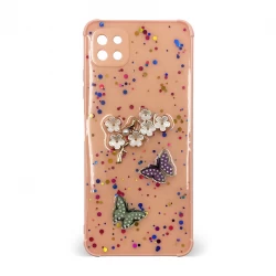 Husa spate pentru Samsung Galaxy A22 5G - Blossom Case Roz