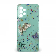 Husa spate pentru Samsung Galaxy A34 5G - Blossom Case Turcoaz