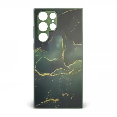 Husa spate pentru Samsung Galaxy S22 Ultra - Deli Case Green