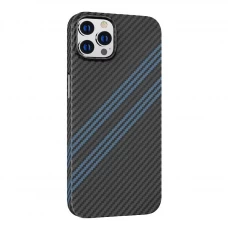 Husa spate pentru iPhone 14 Pro Hoco Cave - Negru/Albastru