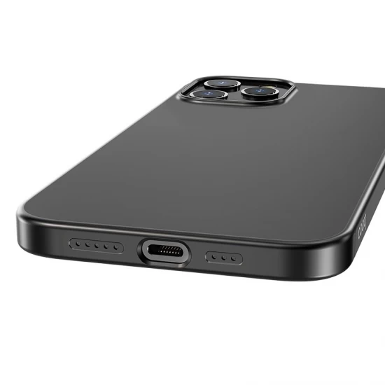 Husa spate pentru iPhone 13 Pro - HOCO Fascination Series  Negru