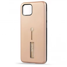 Husa spate pentru iPhone 11 - Hard Case Stand Gold