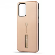Husa spate pentru Samsung A41 - Hard Case Stand Gold