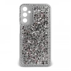 Husa spate pentru Samsung Galaxy A24 - Hermosa Case Transparent cu sclipici si cristale