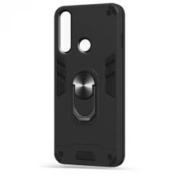 Husa spate pentru Huawei P40 Lite E - Hybrid Case Stand Negru