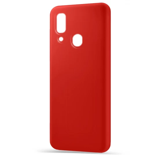 Husa spate pentru Samsung A40 - Silicon Line Rosu