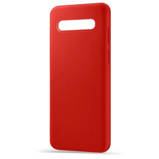 Husa spate pentru Samsung S10 - Silicon Line Rosu