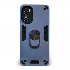 Husa spate pentru Motorola Moto G62 - Hybrid Case Stand Albastru