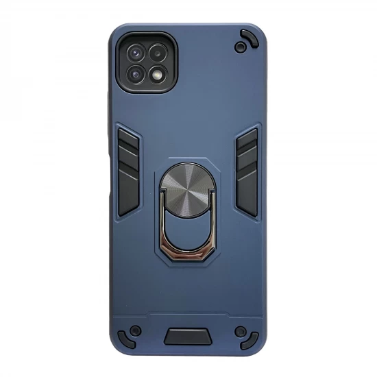 Husa spate pentru Samsung Galaxy A22 5G - Hybrid Case Stand Albastru