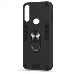 Husa spate pentru Huawei Y6P - Hybrid Case Stand Negru