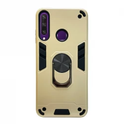 Husa spate pentru Huawei Y6P - Hybrid Case Stand Gold