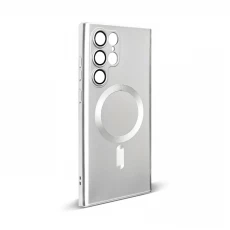 Husa spate pentru Samsung Galaxy S22 Ultra - Sassy Case Argintiu
