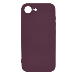 Husa spate pentru iPhone 16e Silicon Line - Grena