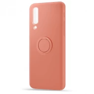 Husa spate pentru Samsung Galaxy A50 - Silicone Ring Corai
