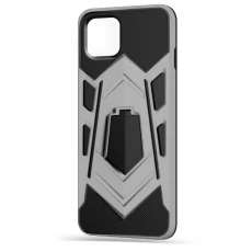 Husa spate pentru iPhone 12 Pro Max - Wolf Case Stand Silver