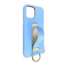 Husa spate pentru iPhone 13 Pro Max - de Luxe Case Albastru 