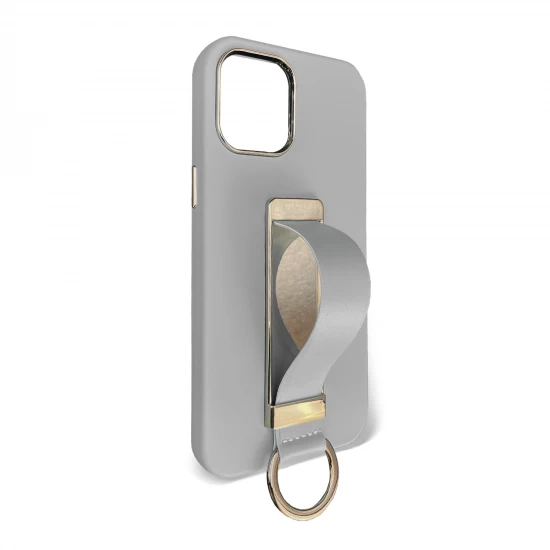 Husa spate pentru iPhone 13 Pro Max - de Luxe Case Gri