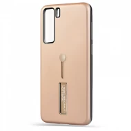 Husa spate pentru Huawei P40 Lite 5G - Hard Case Stand Gold