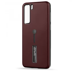 Husa spate pentru Huawei P40 Lite 5G - Hard Case Stand Maro