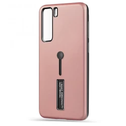 Husa spate pentru Huawei P40 Lite 5G - Hard Case Stand Rose