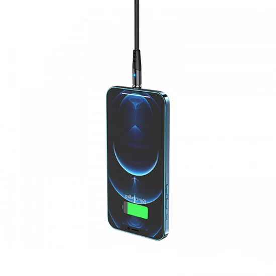 Cablu HOCO Silicone Magnetic Lightning - 1 metru 2A