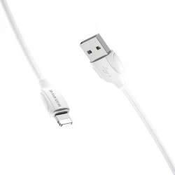 Cablu de date/incarcare Borofone BX19 1m Apple Lightning - Alb