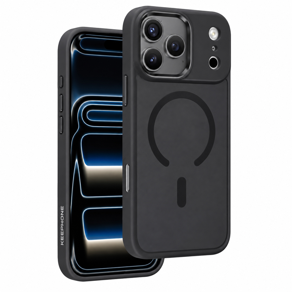 Husa spate pentru iPhone 17 Pro Keephone Magpro - Negru