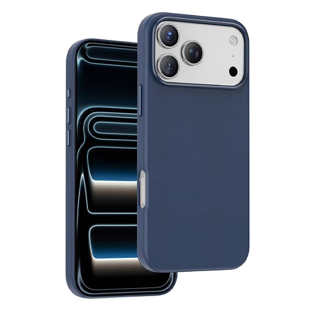 Husa spate pentru iPhone 17 Pro Keephone Peekaboo - Albastru